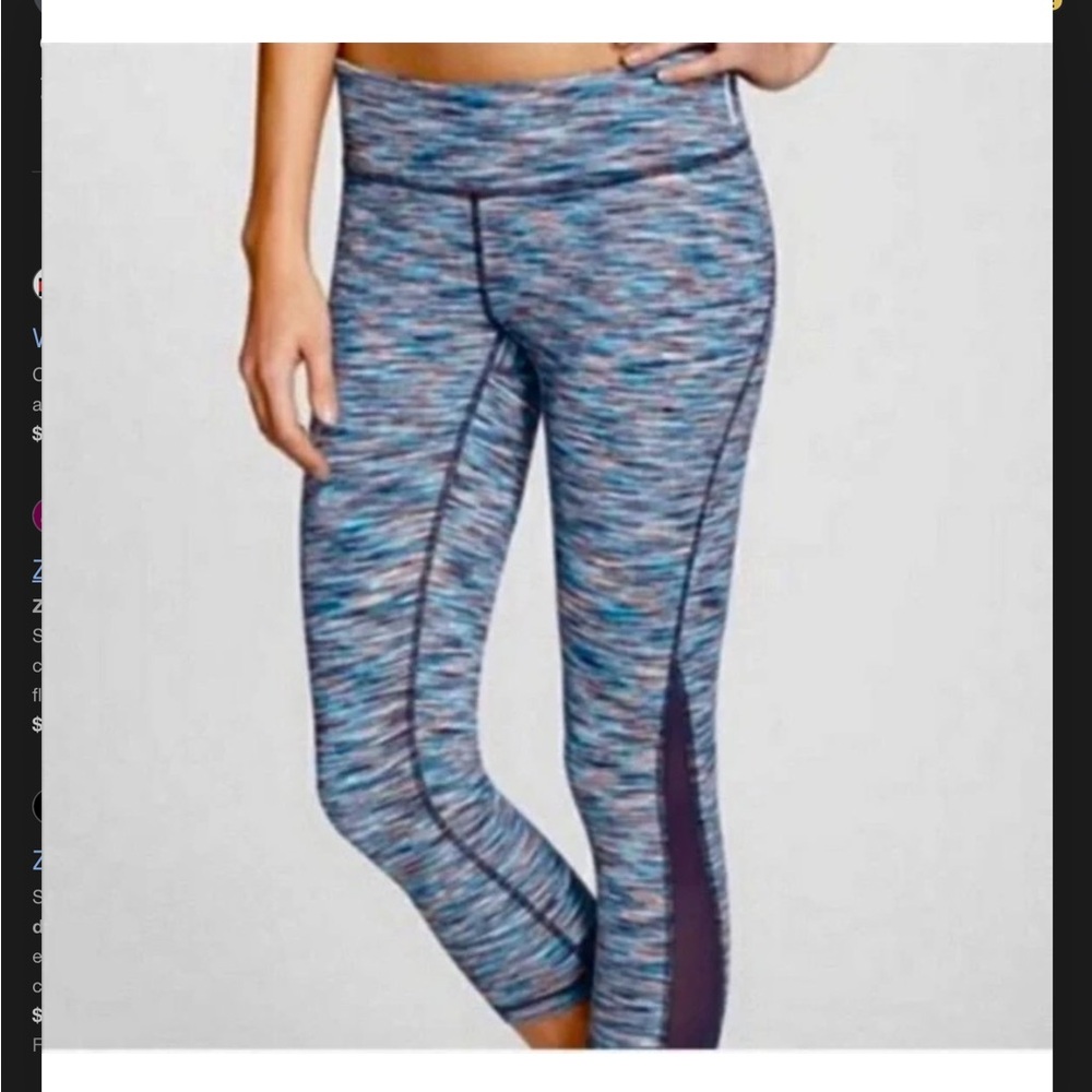 Zella Multicolor sheer panel  Leggings
